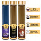 The Aroma Factory Lavender, 3 in 1 & Jasmine Incense Stick Agarbatti (Zero Charcoal & 100% Herbal) Bottle Pack of 3 x 100