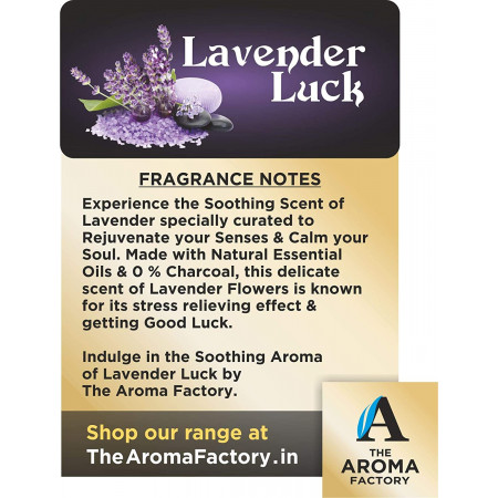 The Aroma Factory Lavender, 3 in 1 & Jasmine Incense Stick Agarbatti (Zero Charcoal & 100% Herbal) Bottle Pack of 3 x 100