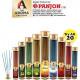 The Aroma Factory Kesar Chandan Saffron Sandal & Jasmine Agarbatti (Charcoal Free & Low Smoke) Bottle Pack of 2 x 100