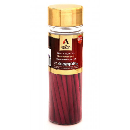 The Aroma Factory Rose Gulab Dhoop batti Sticks Bottle with Free Stand (100g)