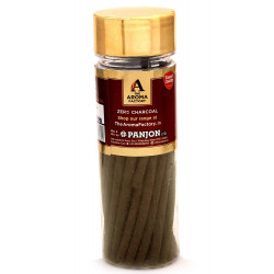 The Aroma Factory Dhoop Sticks Chandan Sandal Wood (0% Charcoal) with Stand Holder in Box Cone (100g)