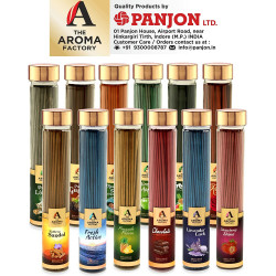 The Aroma Factory Super Saver Combo Natural Incense Sticks Agarbatti (Mogra, White Sage, Kewda, Attar, Sandal Chandan, Lavender, Gugal) (Bottle Packs of 12 x 100)