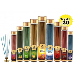 The Aroma Factory Mosquito Out Citronella Garden Incense Sticks Mosquito Repellent Agarbatti - Herbal and Natural (Bottle Pack of 100 Grams)