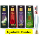 The Aroma Factory Precious Assorted and Masala Incense Stick Chandan Sandal, Rose, Loban, Gugal, Lavender, Mogra, Pineapple,Green Apple,Citronella (0% Charcoal) Agarbatti(Pack of 9 X 30 Sticks)