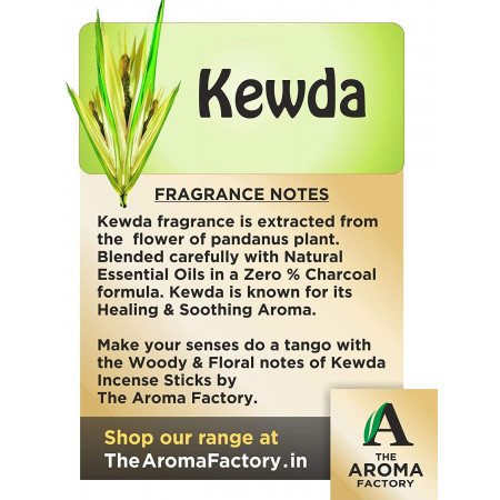 The Aroma Factory Agarbatti Combo Rose, Kweda, Jasmine Incense Sticks (Bottle Pack of 3 x 100)