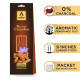 The Aroma Factory (0% Charcoal) Pure Gugal and Chandan Sandal Woods Incense Sticks Agarbatti, 2 Packets x 30 Sticks Each